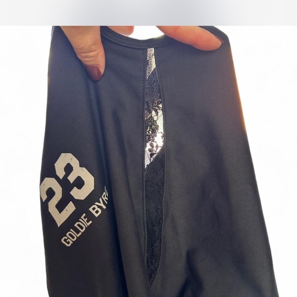 Black |Goldie Byrd| Tennis Tank Top Woman's Size Small "23" - Picture 2 of 5